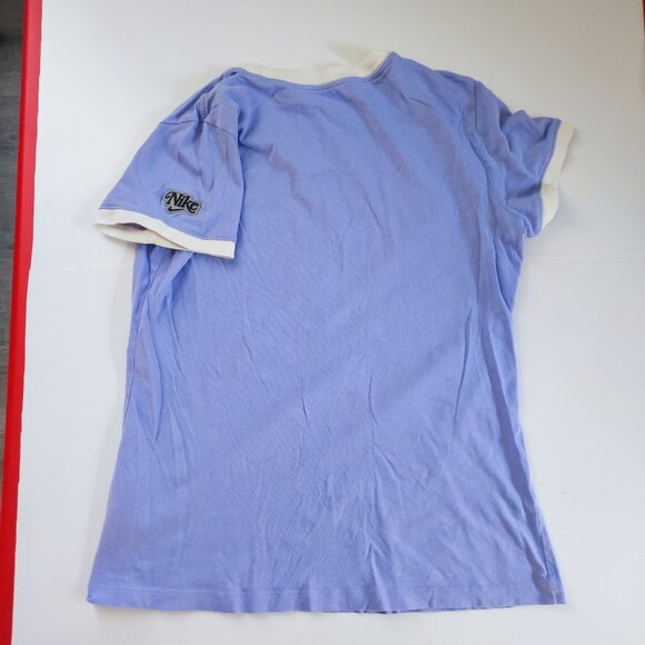 Nike Tee "Just do it" short sleeve T-shirt lilac women's size S - Picture 3 of 9